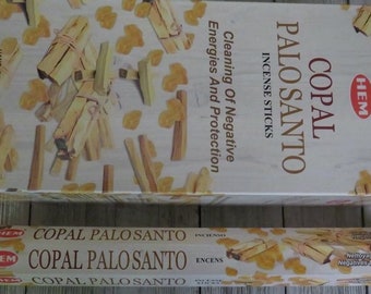 1 Pk HEM Copal & Palo Santo Incense Sticks