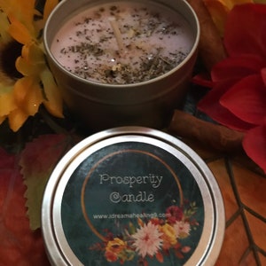 4oz Bayberry Prosperity Intention Setting Bougie| | de la magie des bougies | de luxe | Bayberry Magie de la prospérité