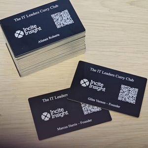 Aluminium Visitenkarten - Benutzerdefinierter Text und Logo, langlebige und stilvolle Metallkarten