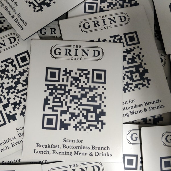 Rectangular Stickers With Qr Code - Etsy