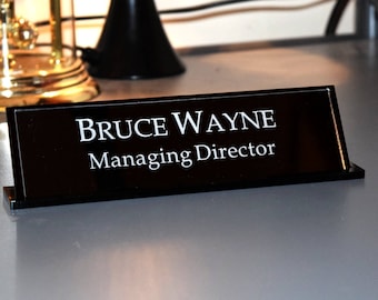 Desk or Wall Name Plate Metal – K&K Arts