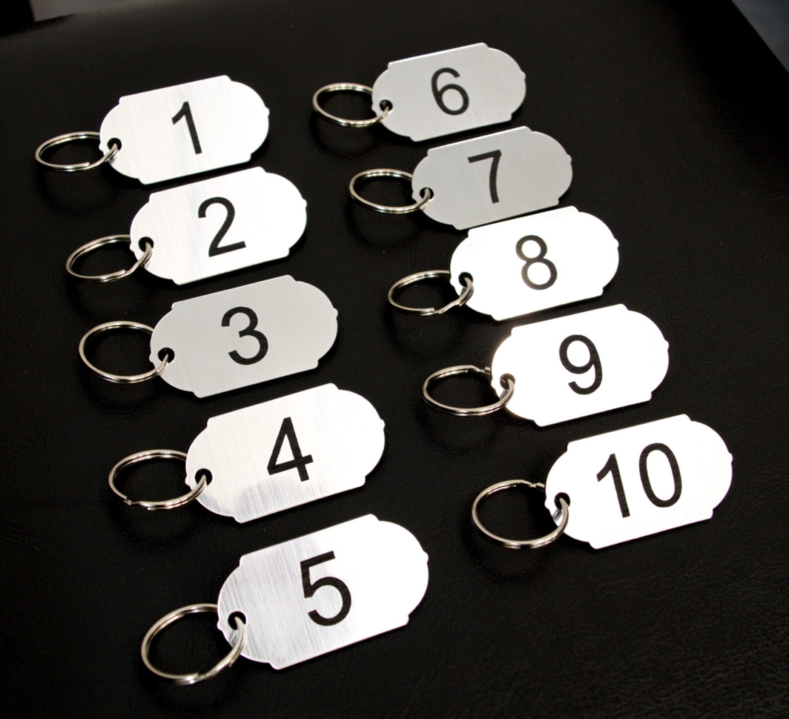 Set of 10 Numbered key tags ideal for clubs leisure centres Etsy