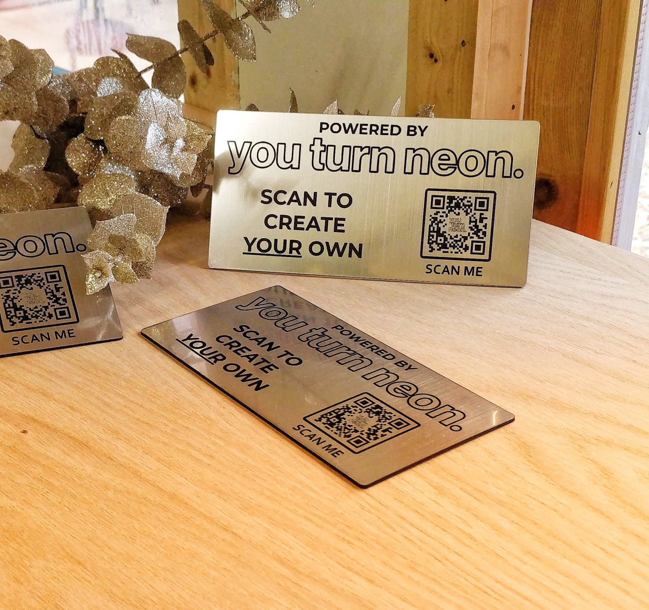 Personalised Plaque With QR Code Laser Engraved 150mm X 75mm Etsy UK