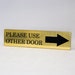 Personalised Frosted Acrylic Door Name Plate – Custom Engraved Office Sign By GT Laser