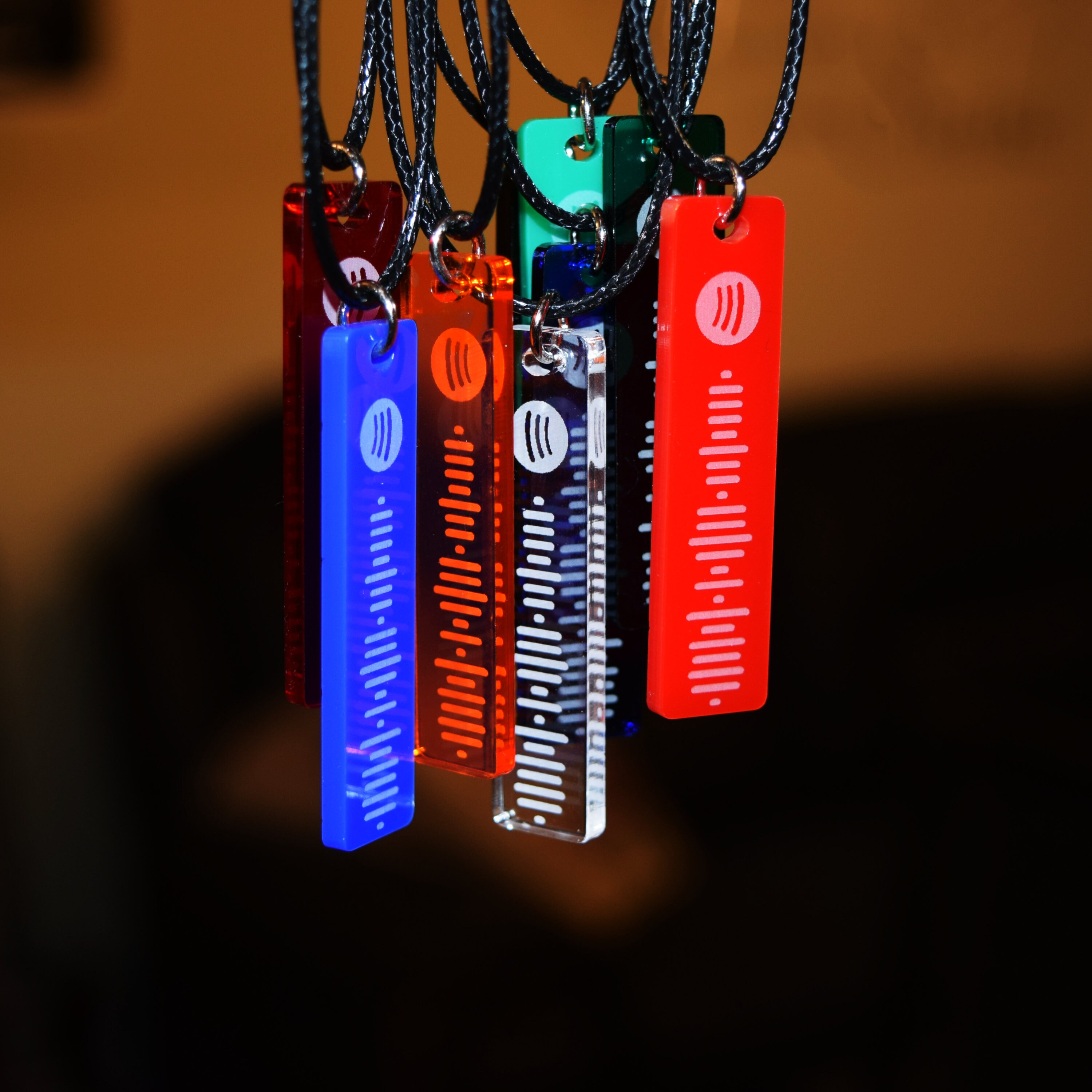 Spotify Personalised Code Necklace High 