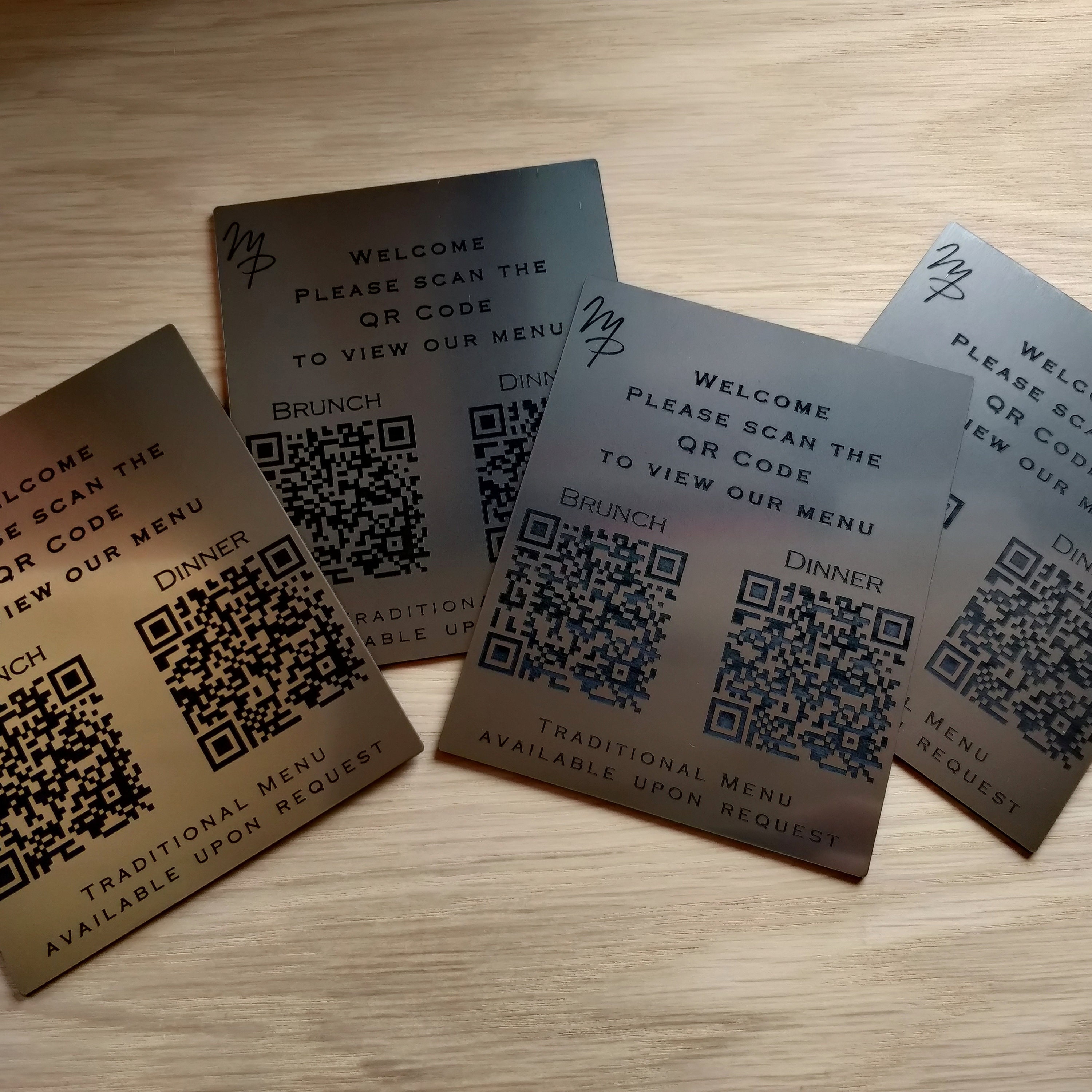 Personalised QR Code Plaque: Laser Engraved Sign (5" X 3") - Etsy