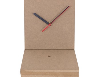 Cadran d'horloge en MDF, carré 170 mm x 170 mm