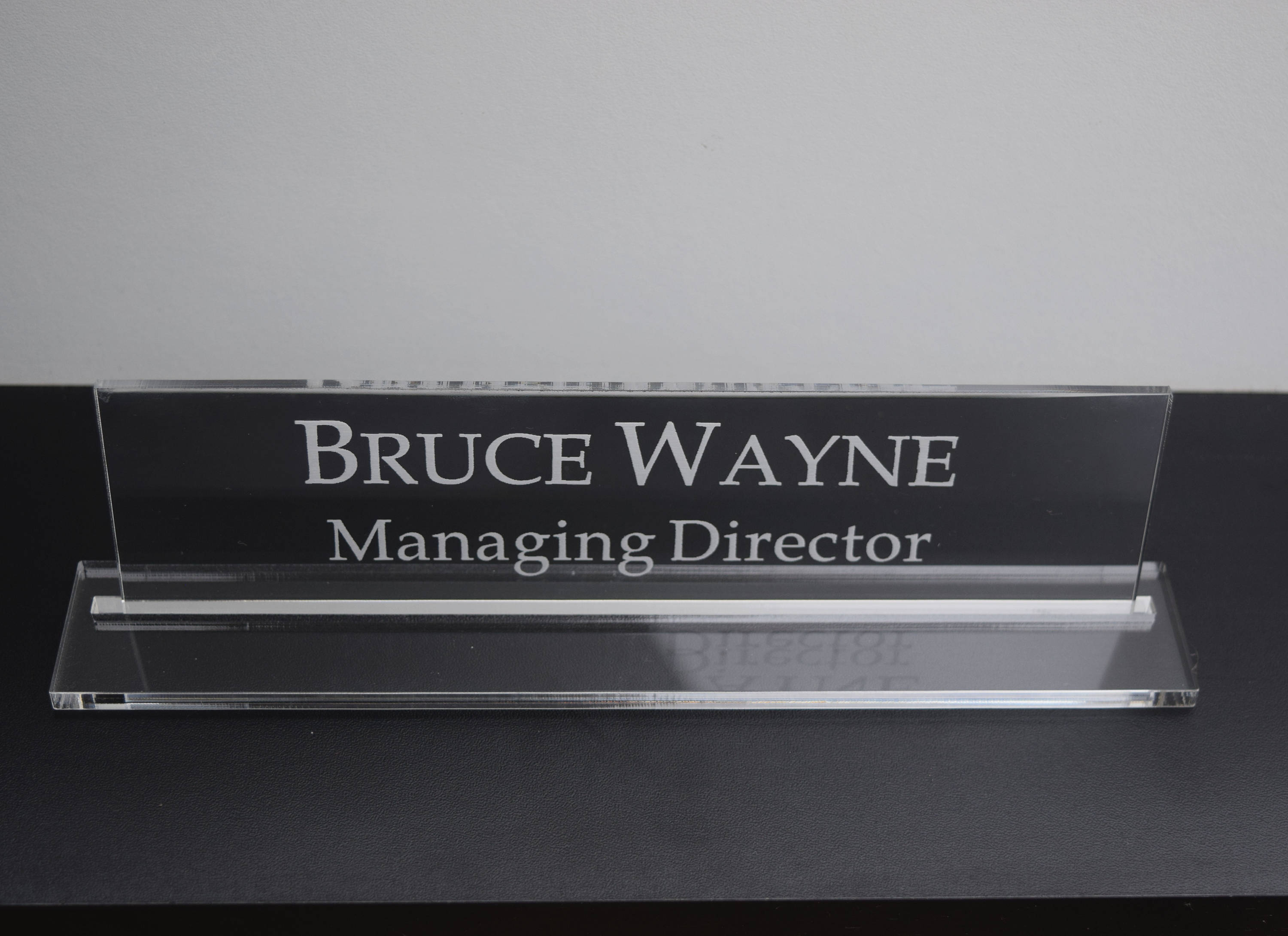 Executive Personalised Desk Name Plate Custom Engraved Sign Etsy UK