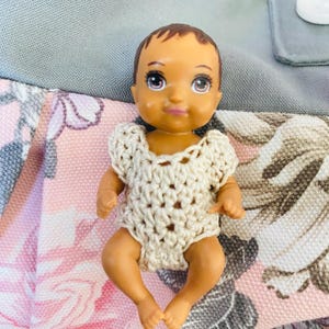 3 inch Doll Clothes- Playsuit and Onesie Options