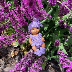 Purple Dreams Outfit- for 3 inch Doll