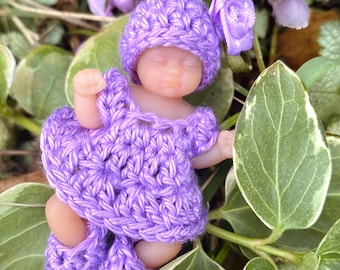 Purple Dreams Mini Baby Outfit options