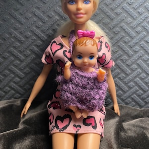 Portabebés para muñeca de 3 pulgadas