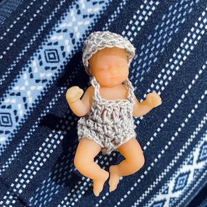 Jumper and Cap options- for 2.5 inch doll