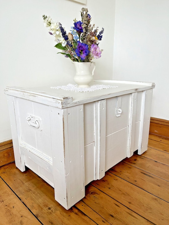 Shabby chic blanket box hotsell
