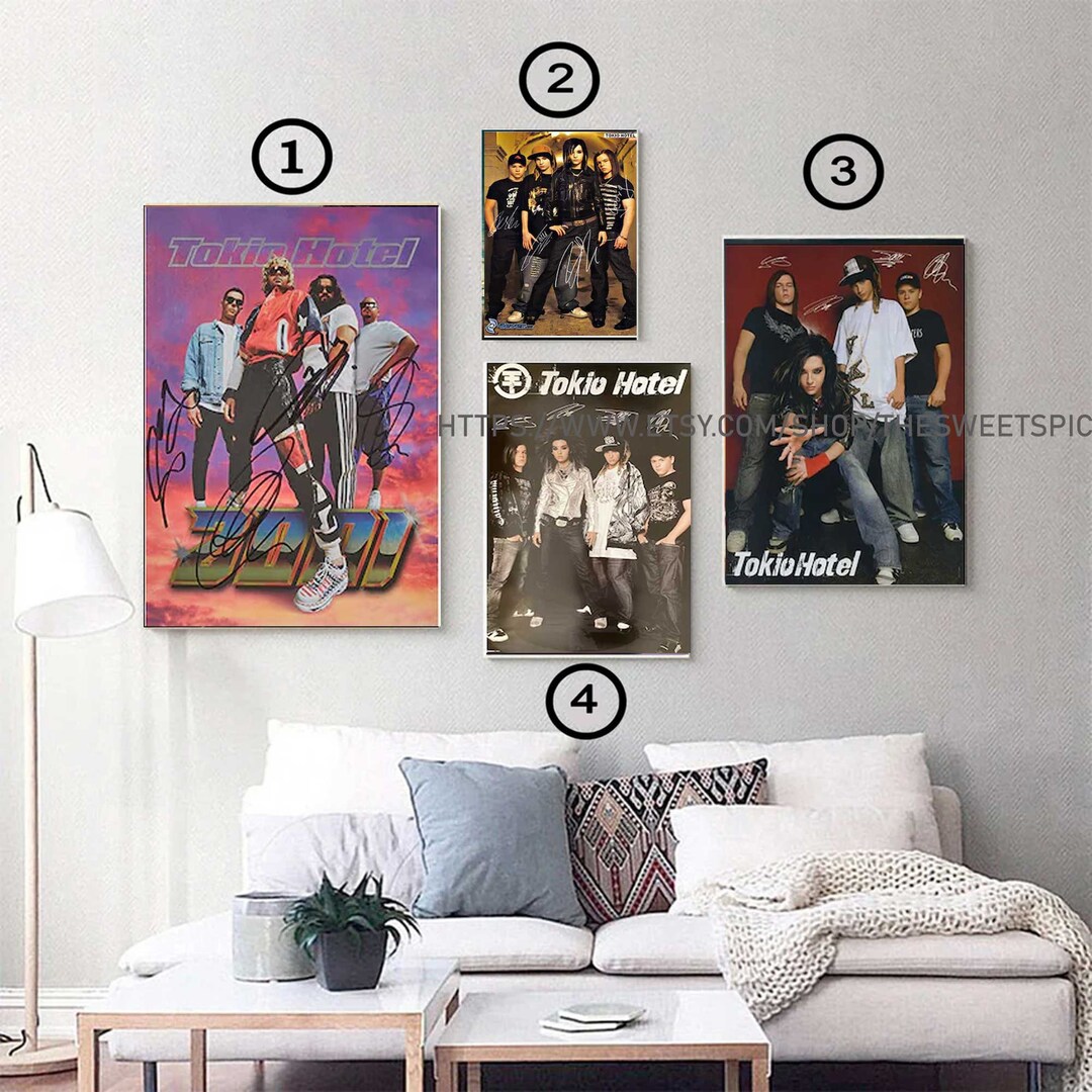 vintage-tokio-hotel-poster-tokio-hotel-vintage-poster-tokio-etsy