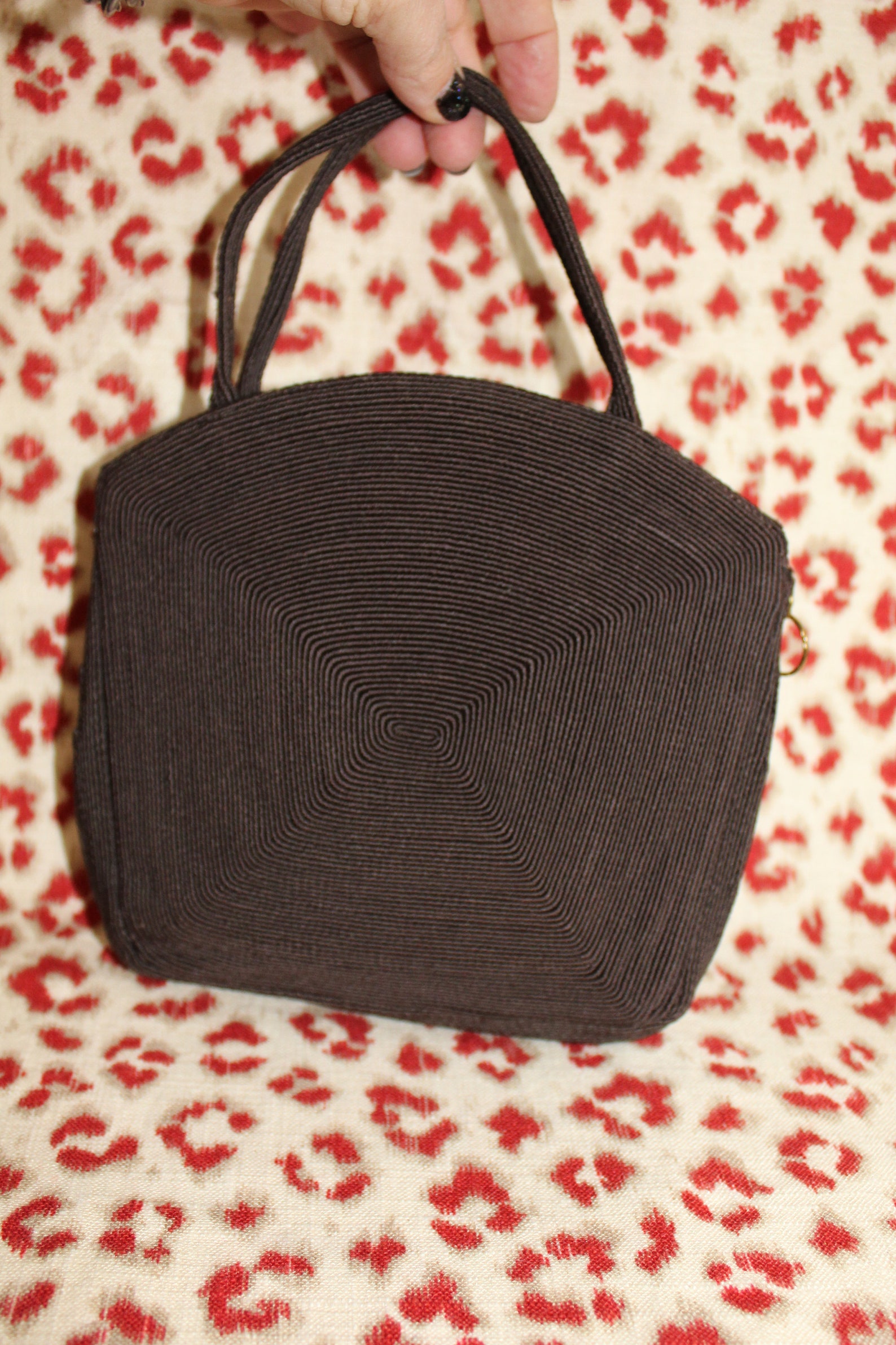 Brown Corde' Bag Vintage 1940s Ladies Evening | Etsy