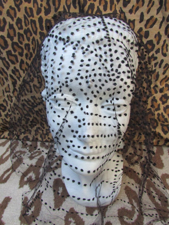 Vintage 1940s Spiderweb Veil