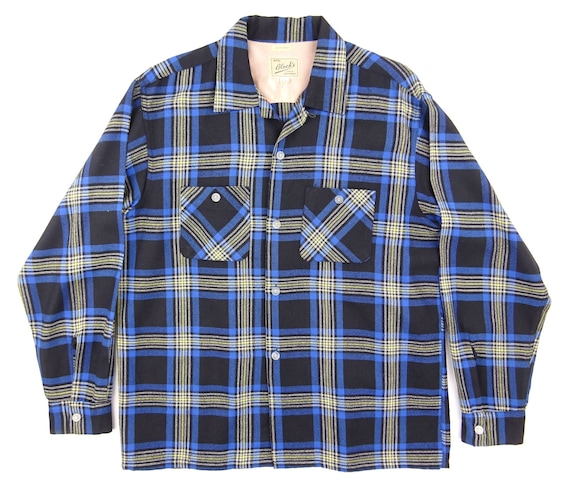 1950s Vintage Blocks / Brilliant Blue / Tartan Che