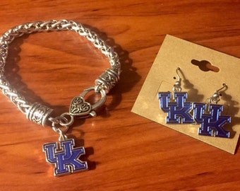 University of KY Bracelet & Earrings