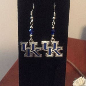 University of Kentucky Cat Logo Earrings