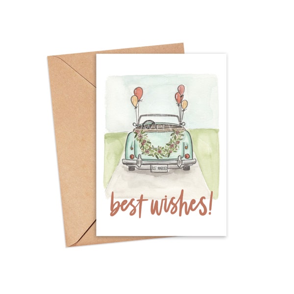Best Wishes Card | Wedding Card | Congratulations