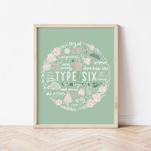 Enneagram Type Six Print | Digital Download