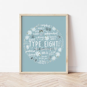 Enneagram Type Eight Print | Digital Download