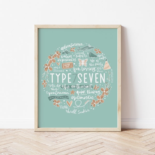 Enneagram Type Seven Print | Digital Download