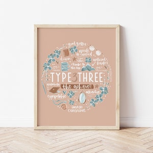 Enneagram Type Three Print | Digital Download