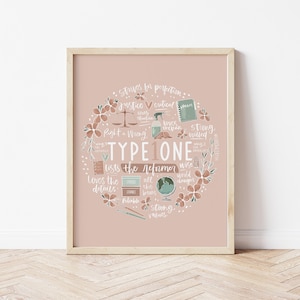 Enneagram Type One Print | Digital Download