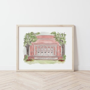 Winthrop University | Byrnes Hall Sign 8x10 Print