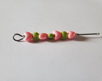 Hearts/Pinks/Green/Baking Scribes/Cookie Scribe/Icing Tool/Cake Decorating/Candy Making/Cake Tester/Pokey Tool/Crafting/Scrapbooking