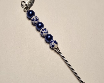Flowers/Blue/Baking Scribe/Cookie Scribe/Icing Tool/Cake Decorating/Candy Making/Crafting/Cake Tester/Pokey Tool/Scrapbooking/Decorating