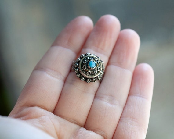 Antique Chinese Export Silver Ring, Deco Era Chin… - image 8