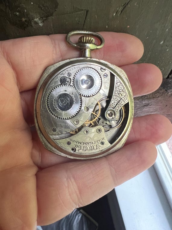 American waltham watch co pocket watch hot sale