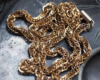 Antique 14k Fancy Link Necklace, twist singapore