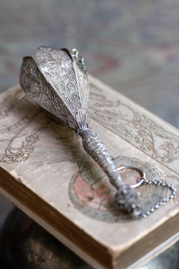 Victorian Sterling Bouquet Holder, Victorian Bouq… - image 5