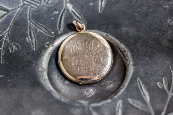 Antique Gold Filled Locket, Antique Gold Locket, … - image 2