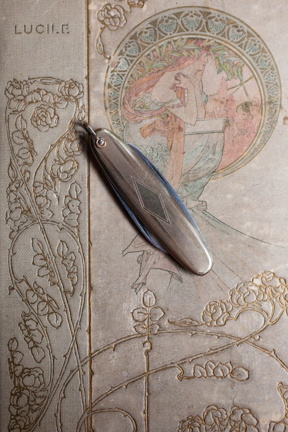 Gold Filled Pocket Knife, Antique Pocket Knife, A… - image 2