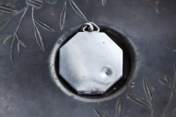 Sterling Deco Locket, Art Deco Locket, Sterling A… - image 6