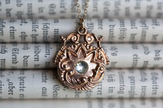 Victorian Gold Filled Charm, Victorian Rose Cut S… - image 7