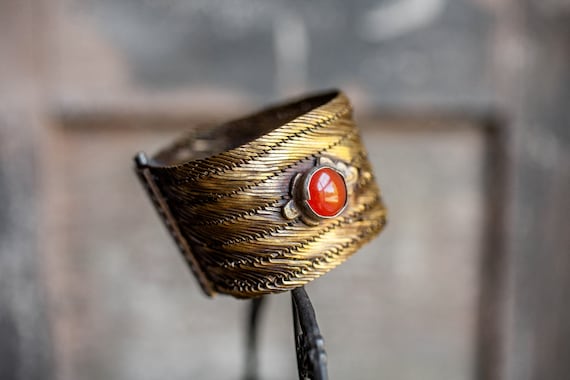 Antique Turkish Trabzon Bracelet, Turkish Woven Br