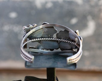 70s Vintage ZUNI Bangle silver925 ズニ族 70s Vintage ZUNI Bangle silver925 ズニ族（Vintage 70s zuni