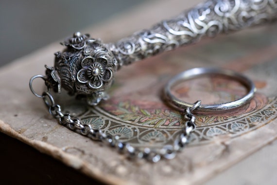 Victorian Sterling Bouquet Holder, Victorian Bouq… - image 4