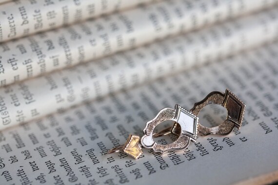 Victorian 14k Gold Earrings, Antique 14K Earrings,