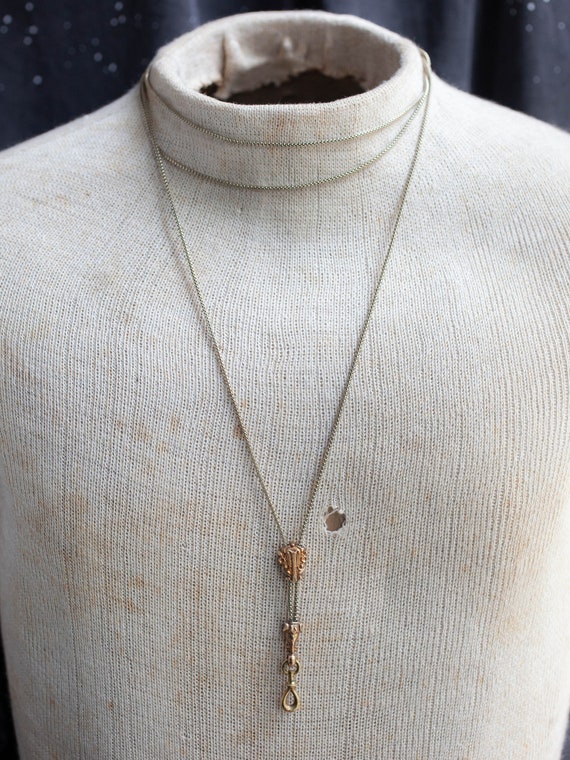 1800's Georgian Guitar Guard Chain, Georgian Box Gold… - Gem