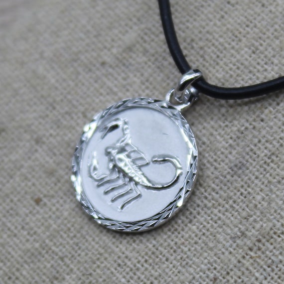 Pendentif Vintage Scorpion En Argent Massif 925 - Bijou Zodiaque, Occasion