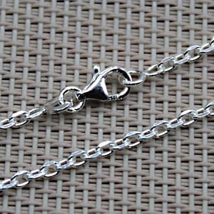 Convict Chain, Silver Chain 925, Men Chain, Chain Necklace, 17,72 inches Chain, 19,68 inches Chain, 21,65 inches Chain, 23,62 inches Chain image 5