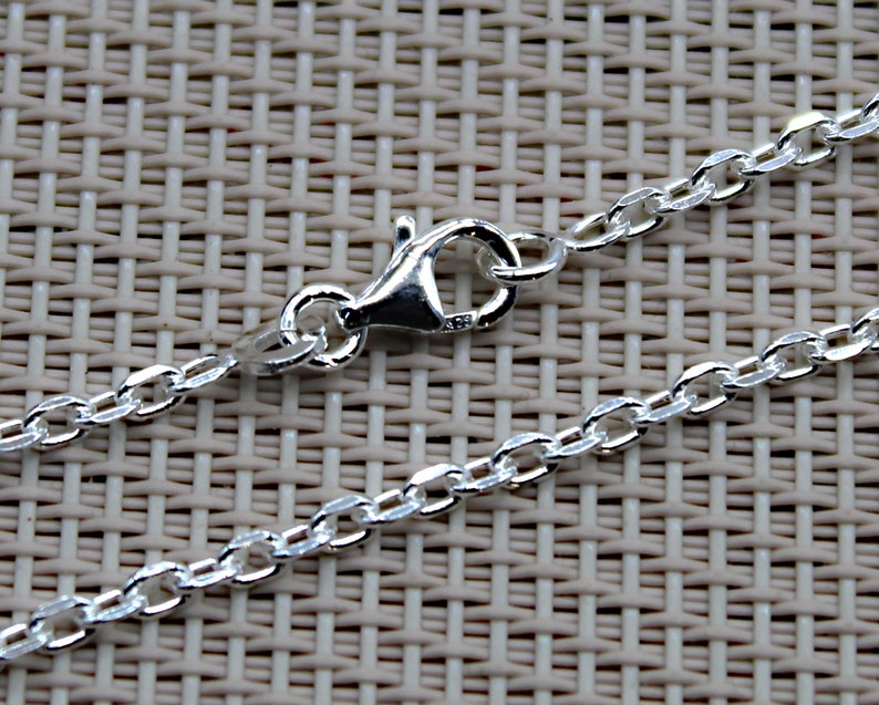 Convict Chain, Silver Chain 925, Men Chain, Chain Necklace, 17,72 inches Chain, 19,68 inches Chain, 21,65 inches Chain, 23,62 inches Chain image 5