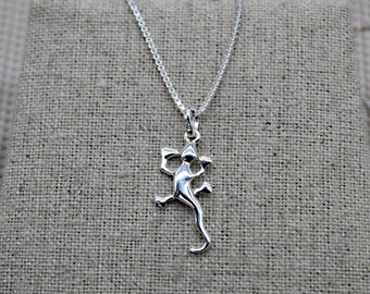 Salamander Pendant, 925 Silver Pendant, Reptile Pendant, Salamander Necklace, 925 Silver Necklace, Necklace Chain, Pendant Chain